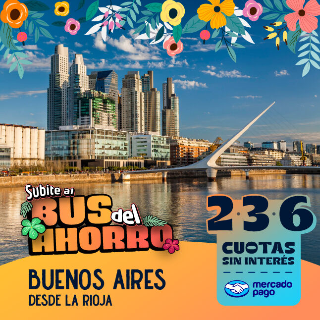 pasajes a la Rioja desde Buenos Aires